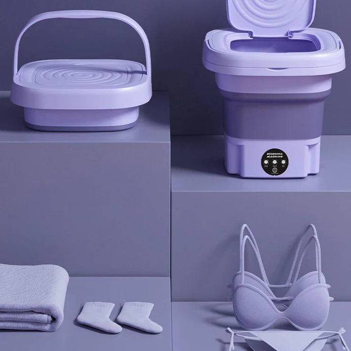 Portable Folding Washing Machine with Spin Function